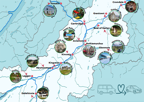 Community Connexions map